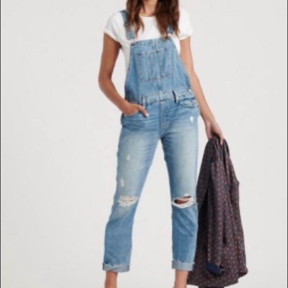 Lucky Brand Overalls Boyfriend Nwt 